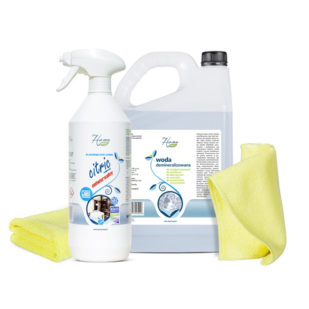 Płyn do usuwania kamienia z wodą demineralizowaną The Ultimate Cleaning Bundle