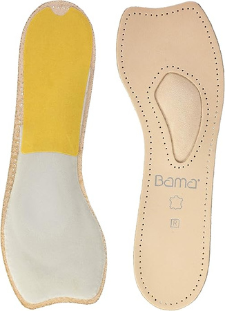 Skórzane wkładki do butów na obcasie 3/4 Bama Brillant