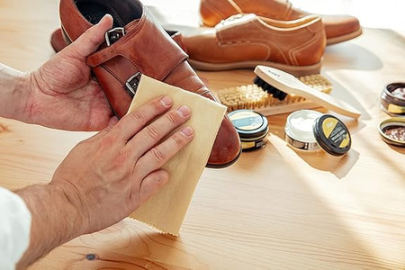 Krem do butów z bawełnianą ściereczką - Zestaw 3 x Kaps Delicate Cream