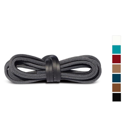 Eleganckie sznurowadła skórzane rzemyki