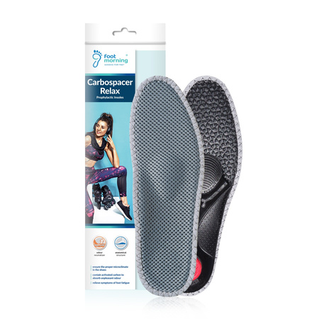 Profilowane przeciwpotne wkładki do butów Footmorning Carbospacer Relax
