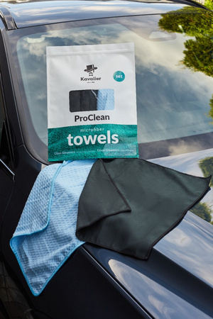 Zestaw ręczników do czyszczenia i polerowania powierzchni szklanych Kavalier Glass Gleamers Set