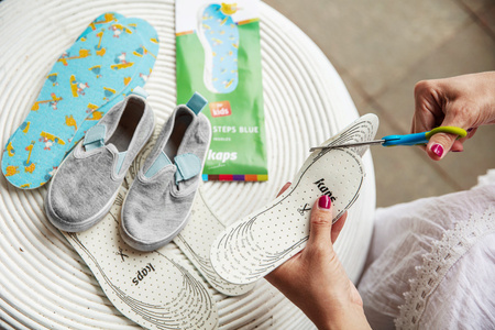 Komfortowe wkładki do butów dla dzieci - 3 pary - Kaps Sweet Steps