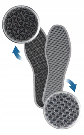 Przeciwpotne wkładki do butów z węglem aktywnym Foot Morning Carbospacer