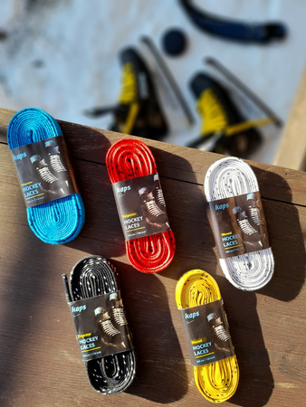 Wytrzymałe sznurowadła do łyżew hokejowych 274 cm Hockey Laces