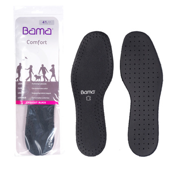 Skórzane wkładki do butów z węglem aktywnym Bama EXQUISIT