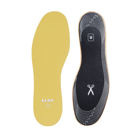 Skórzane wkładki do butów z węglem aktywnym - Bama Premium Leather